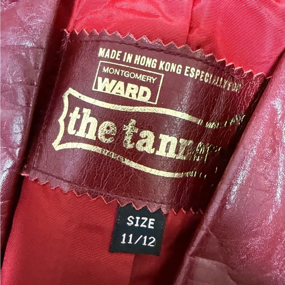 Burgundy Leather Jacket and Vest Set - Picture 4 of 10